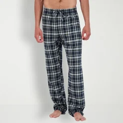 Hanes Mens Fleece Crew Neck Long Sleeve 2-pc. Big Pajama Set