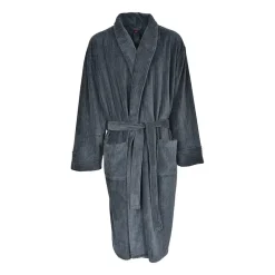 Hanes Mens Fleece Long Sleeve Knee Length Robe