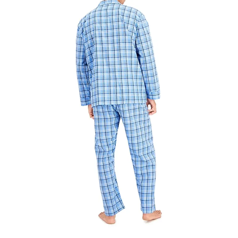 Hanes Mens Long Sleeve 2-pc. Pajama Set