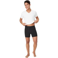Hanes Mens 4 Pack Boxer Briefs Bonus Pack Ubbbz4