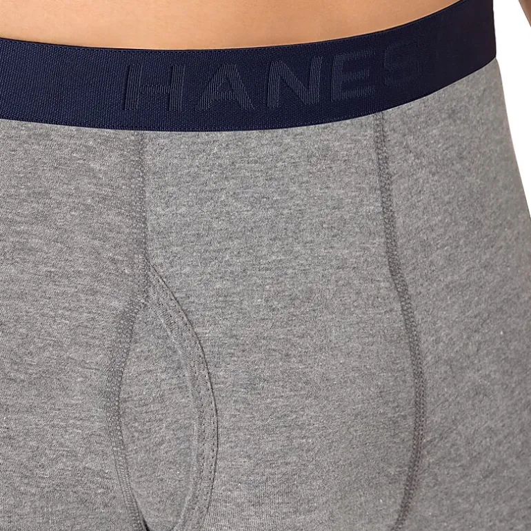 Hanes Mens 4 Pack Boxer Briefs Bonus Pack Ubbbz4