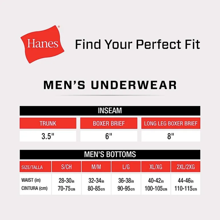 Hanes Mens 4 Pack Support Pouch Boxer Briefs Bonus Pack Ufsll4