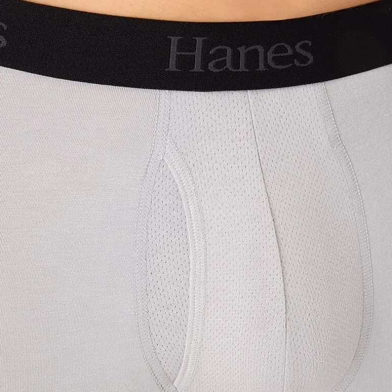 Hanes Mens 4 Pack Support Pouch Boxer Briefs Bonus Pack Ufsll4