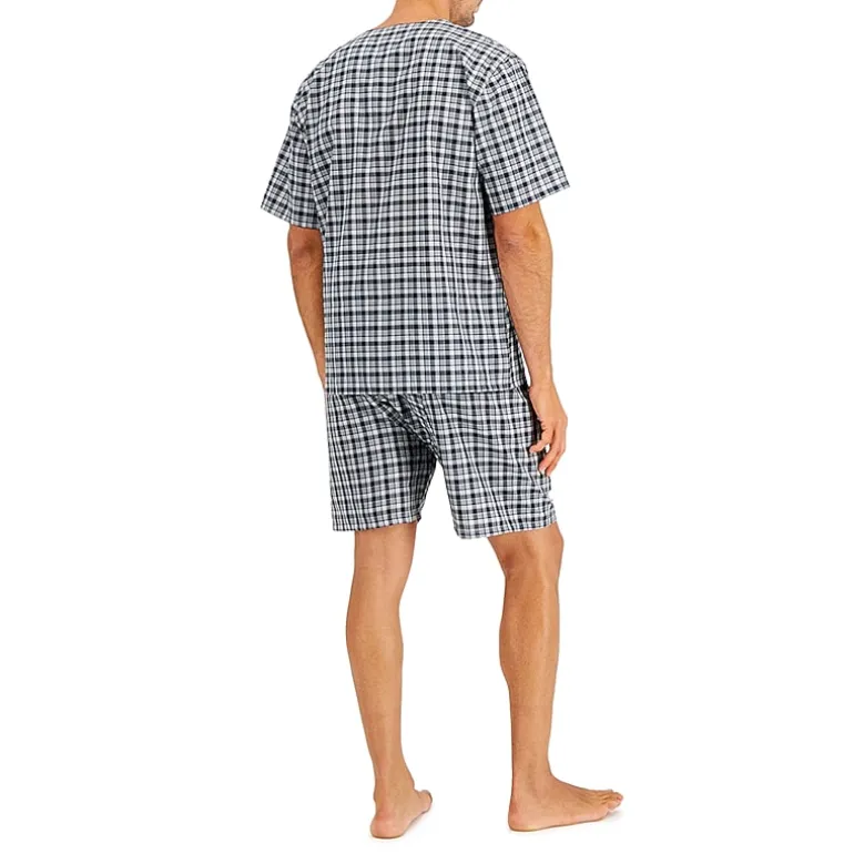 Hanes Mens Short Sleeve 2-pc. Big Pajama Set