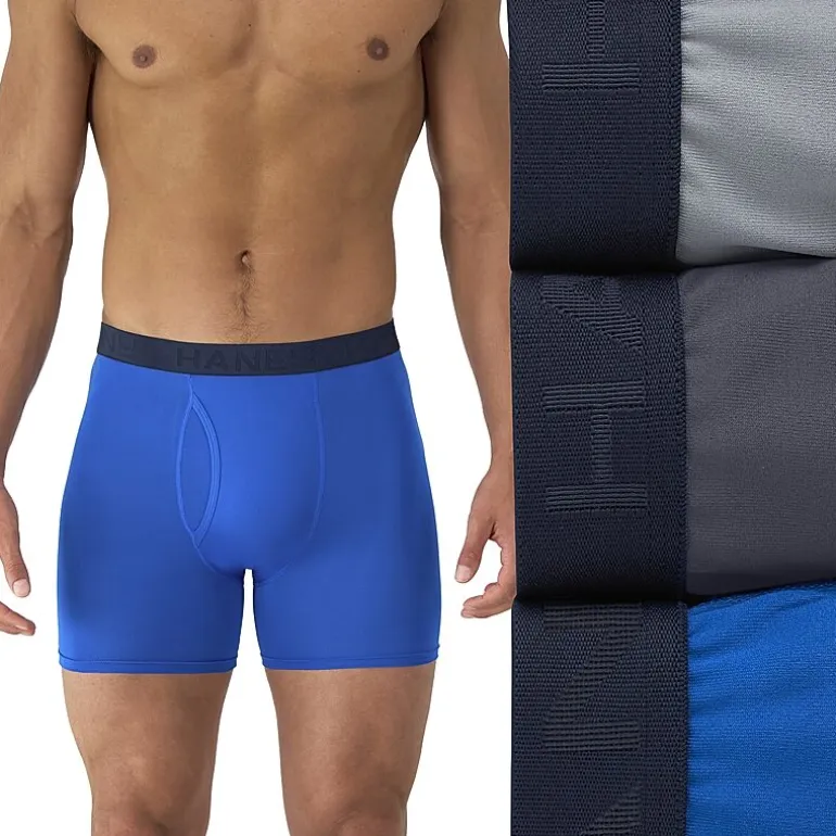 Hanes® Men's Ultimate 3-Pack Comfort Sport Boxer Briefs Underwear