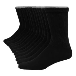 Hanes® Men's Ultimate Soft & Durable12-Pack Crew Socks