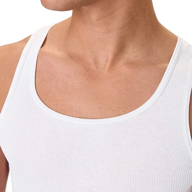 Hanes Mens U Neck Sleeveless 7 Pack Tank Bonus Pack