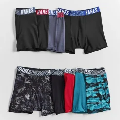 Hanes Moves Little & Big Kid Boys 5 Pack Boxer Briefs Bux92b