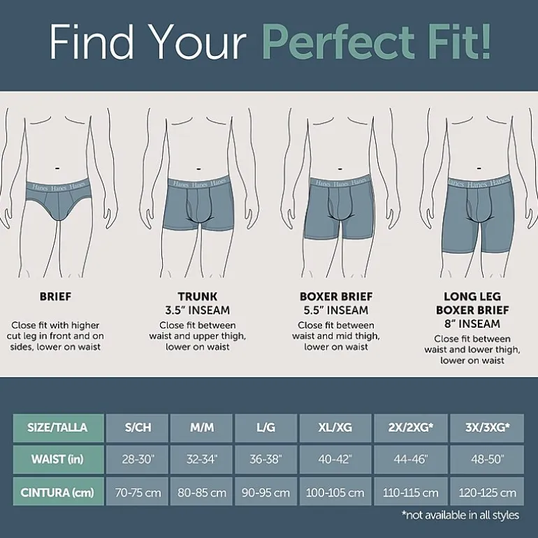 Hanes Originals Supersoft Mens 3 Pack Cooling Multi-Pack Comfort Waistband Trunks Uo2tb3