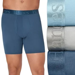 Hanes Originals Supersoft Total Support Pouch Mens 3 Pack Support Pouch Boxer Briefs Uosba3