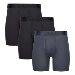 Hanes Originals Supersoft Total Support Pouch Mens 3 Pack Support Pouch Boxer Briefs Uosba3