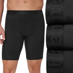 Hanes Originals Ultimate Supersoft Mens 3 Pack Long Leg Boxer Briefs Uo2ll3