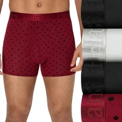 Hanes Supersoft Bonus Pack Mens 4 Pack Comfort Waistband Trunks Uo2td4