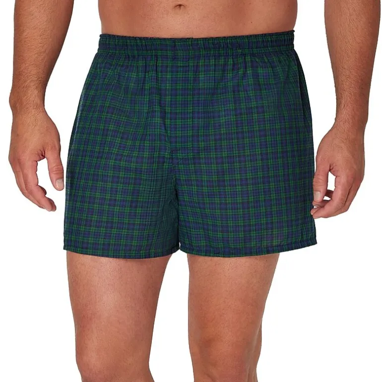 Hanes® Ultimate Big & Tall Men’s Underwear 3-Pack Woven Boxers Underwear 745cx3