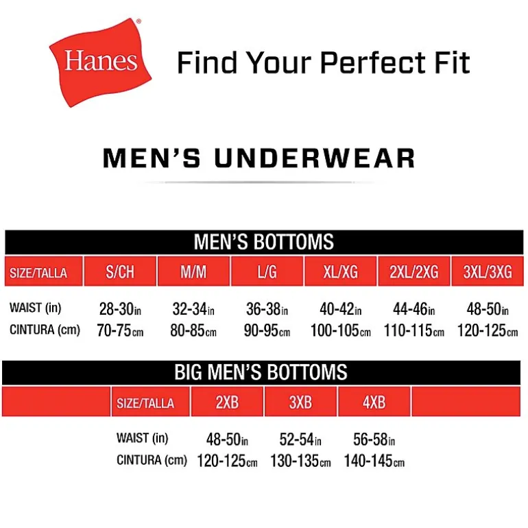 Hanes® Ultimate Big & Tall Men’s Underwear 3-Pack Woven Boxers Underwear 745cx3