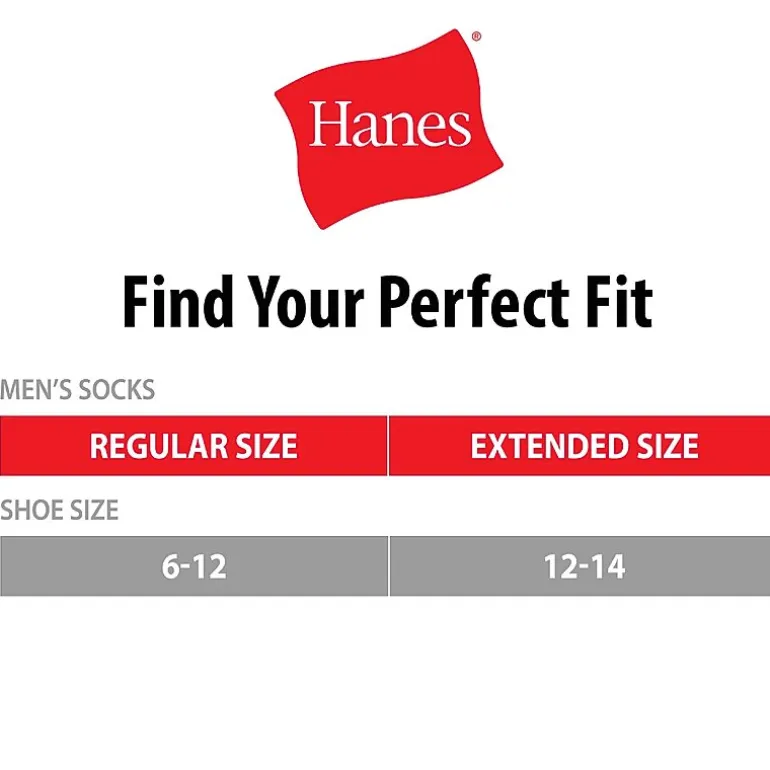 Hanes Ultimate Bonus Pack Mens 7 Pair Crew Socks