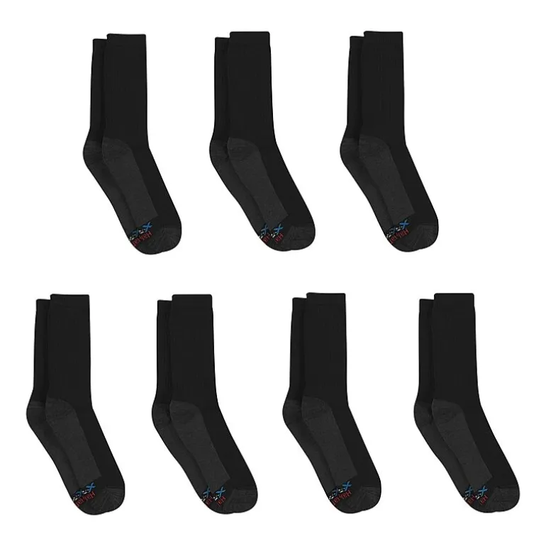 Hanes Ultimate Bonus Pack Mens 7 Pair Crew Socks