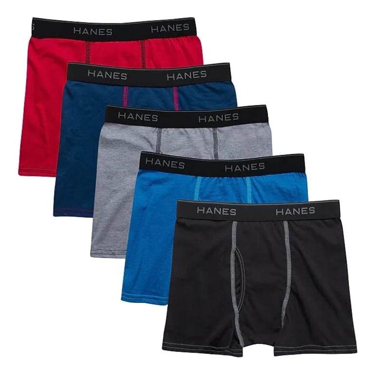 Hanes Ultimate Little & Big Boys 5 Pack Boxer Briefs