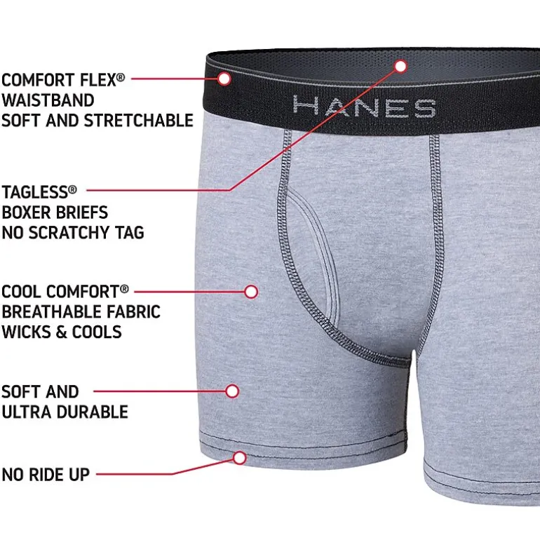 Hanes Ultimate Little & Big Boys 5 Pack Boxer Briefs