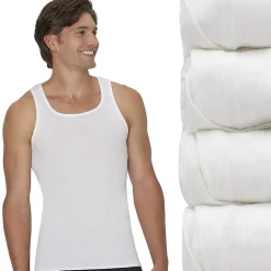Hanes® Ultimate Men's 4-Pack ComfortBlend® Tank Top Undershirts