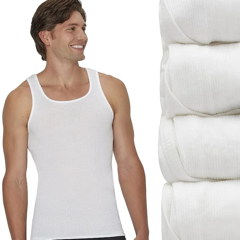 Hanes® Ultimate Men's 4-Pack ComfortBlend® Tank Top Undershirts