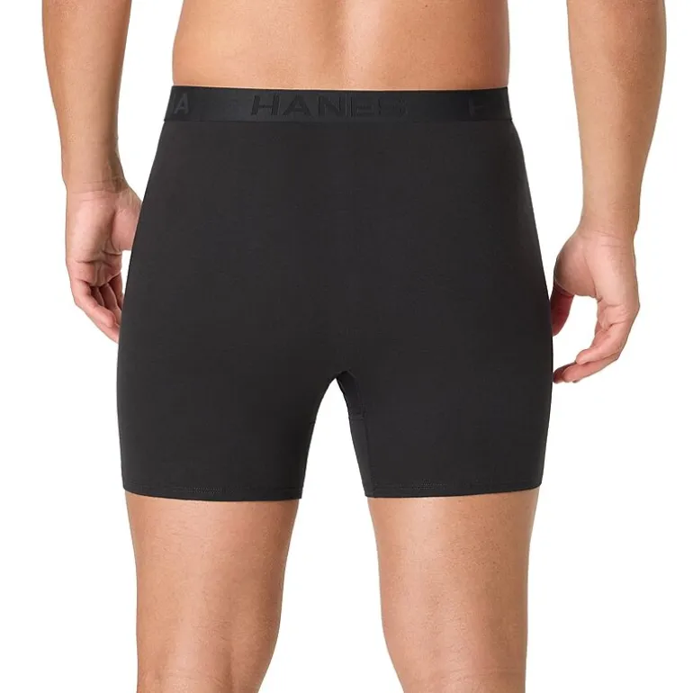 Hanes® Ultimate Men’s Underwear 3-Pack ComfortBlend® Boxer Briefs Underwear, Moisture-Wicking Ubbbb3
