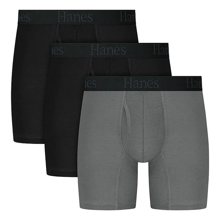 Hanes® Ultimate Men's Underwear 3-Pack Comfort Flex Fit® Boxer Brief Underwear Ucfba3