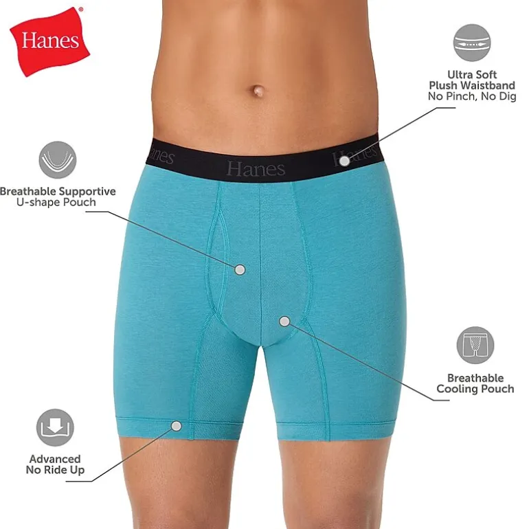 Hanes® Ultimate Men's Underwear 3-Pack Comfort Flex Fit® Boxer Brief Underwear Ucfba3