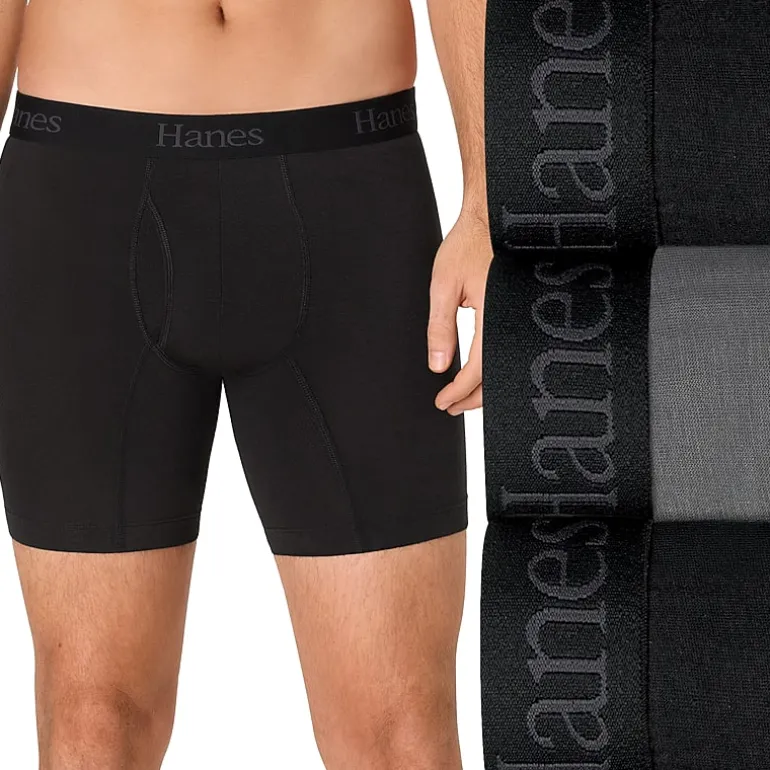 Hanes® Ultimate Men's Underwear 3-Pack Comfort Flex Fit® Boxer Brief Underwear Ucfba3