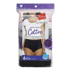 Hanes Ultimate® 6-Pack Breathable Cotton Brief Underwear 40H6CC