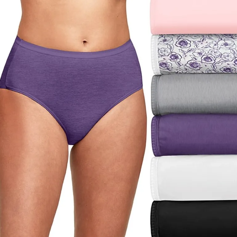Hanes Ultimate® 6-Pack Breathable Cotton Brief Underwear 40H6CC