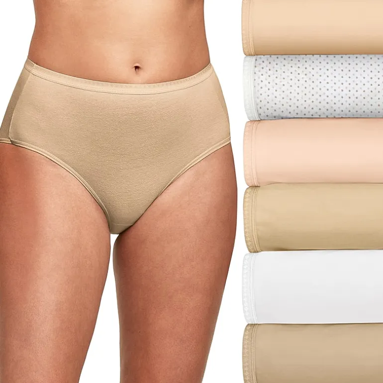 Hanes Ultimate® 6-Pack Breathable Cotton Brief Underwear 40H6CC