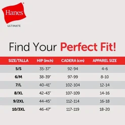 Hanes Ultimate® 6-Pack Breathable Cotton Brief Underwear 40H6CC