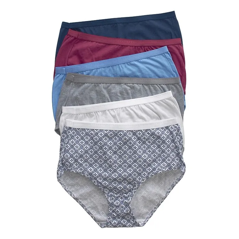 Hanes Ultimate® 6-Pack Breathable Cotton Brief Underwear 40H6CC
