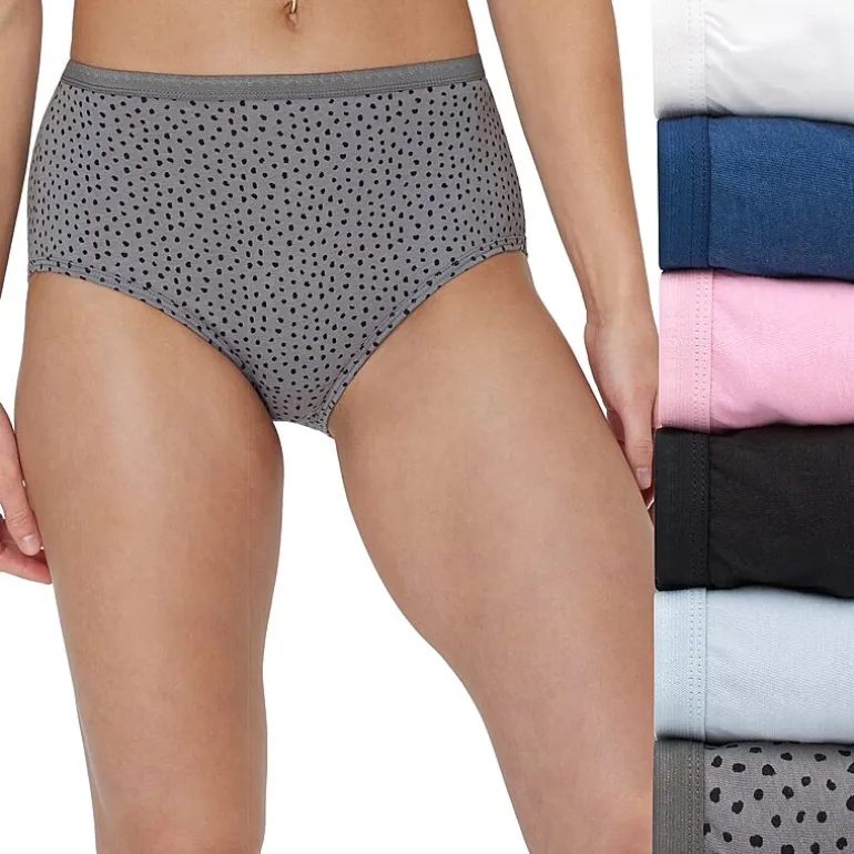 Hanes Ultimate® 6-Pack Breathable Cotton Brief Underwear 40H6CC