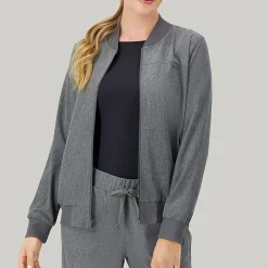 Hanes Womens Tag Free Moisture Wicking Scrub Jackets