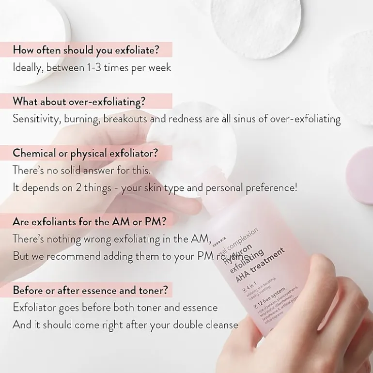 Hanskin Hyaluron Exfoliating Aha Treatment Exfoliator