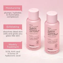 Hanskin Hyaluron Exfoliating Aha Treatment Exfoliator