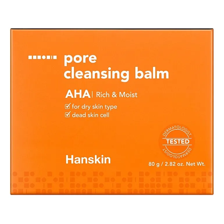Hanskin Pore Cleansing Balm Aha Cleanser