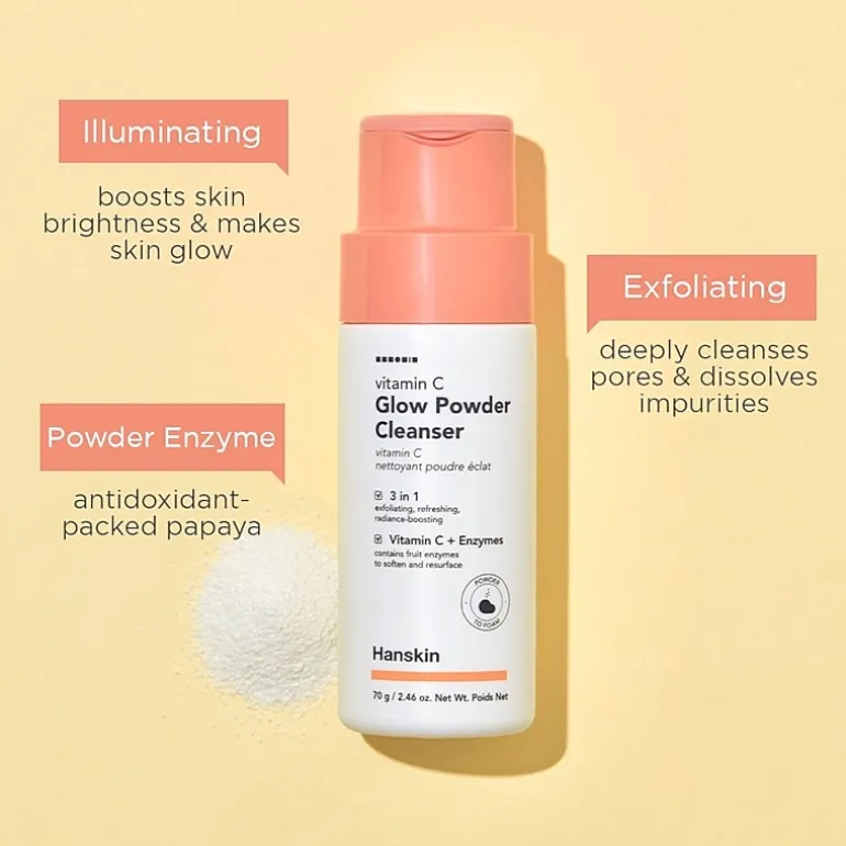 Hanskin Vitamin C Glow Powder Cleanser