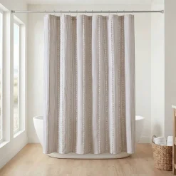 Harbor House Anslee Textured Stripe Shower Curtain