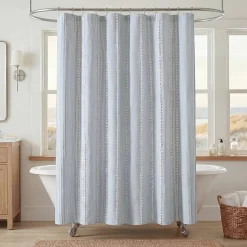 Harbor House Anslee Textured Stripe Shower Curtain