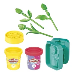 Hasbro Play-Doh Blooming Flowers Playset And Lil Flowers Bundle 19-pc. Dough