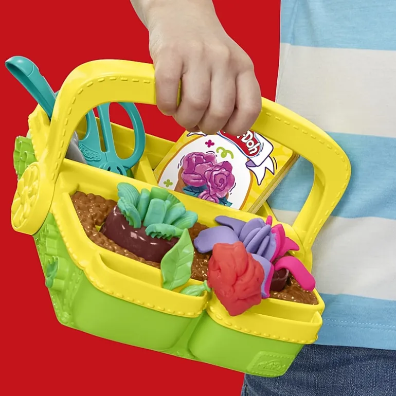 Hasbro Play-Doh Blooming Flowers Playset And Lil Flowers Bundle 19-pc. Dough