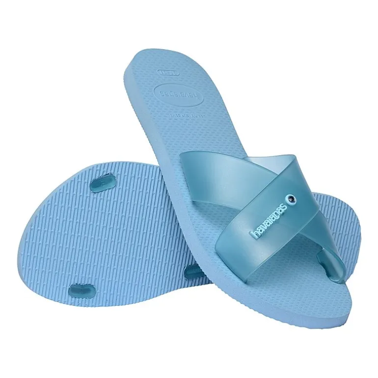 Havaianas® Womens Aqua Jelly Slide Sandals