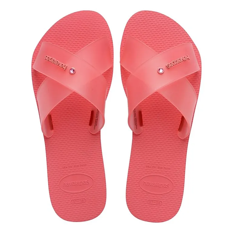 Havaianas® Womens Aqua Jelly Slide Sandals