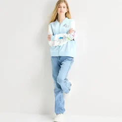Hello Kitty® And Friends X The Powerpuff Girls™ Womens Juniors Fleece Midweight Bomber Jacket