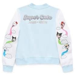 Hello Kitty® And Friends X The Powerpuff Girls™ Womens Juniors Fleece Midweight Bomber Jacket