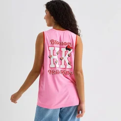 Hello Kitty® And Friends X The Powerpuff Girls™ Womens Juniors Crew Neck Basketball Jersey