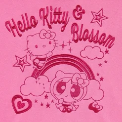 Hello Kitty® And Friends X The Powerpuff Girls™ Womens Juniors Long Sleeve Fleece Zipper Hoodie